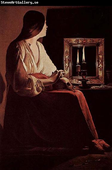 Georges de La Tour The Penitent Magdalene, Metropolitan